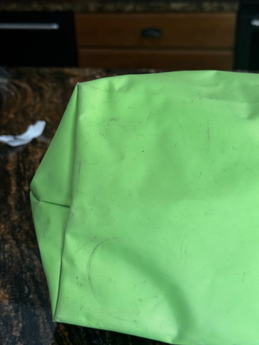 Longchamp Le Pilage M Tote Key Lime Green - Picture 9 of 16